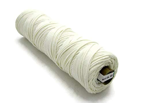 Square Braid Cotton Candle Wick #2/0, 528 Foot Spool, Unprimed