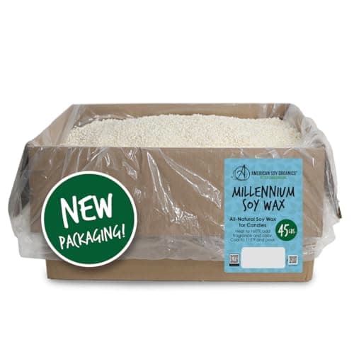 American Soy Organics Millennium Soy Wax Beads, 45 lbs