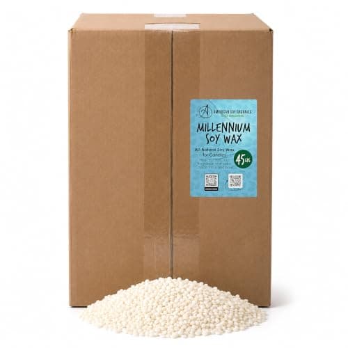 American Soy Organics Millennium Soy Wax Beads, 45 lbs