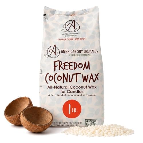 American Soy Organics Freedom Coconut Soy Wax Beads, 1 lb