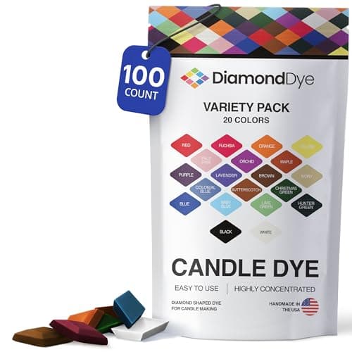 Candle Dye Chips Variety Pack, 20 Colors