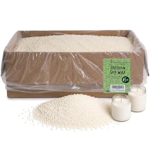 American Soy Organics Freedom Soy Wax Beads, 45 lbs
