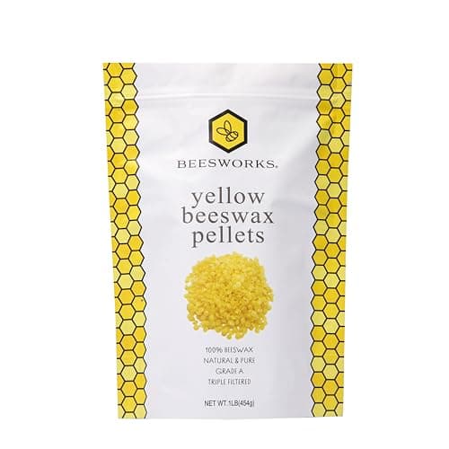 Beesworks Yellow Beeswax Pellets, 1 lb