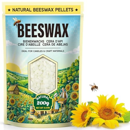 Beeswax Pellets for Candle Making, 0.44 lb to 5 lb