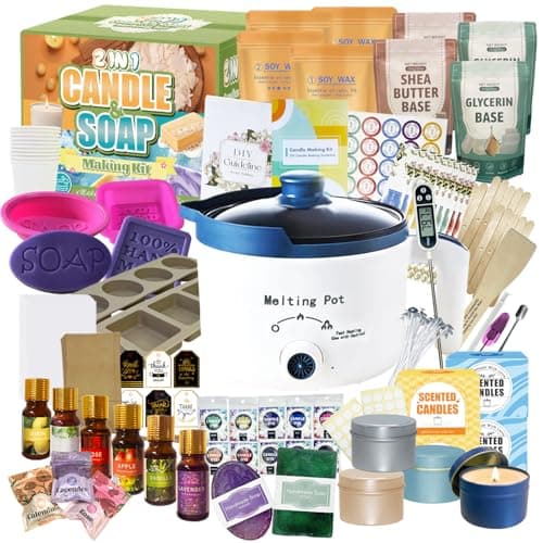 PIUH 2-in-1 Candle and Soap Making Kit