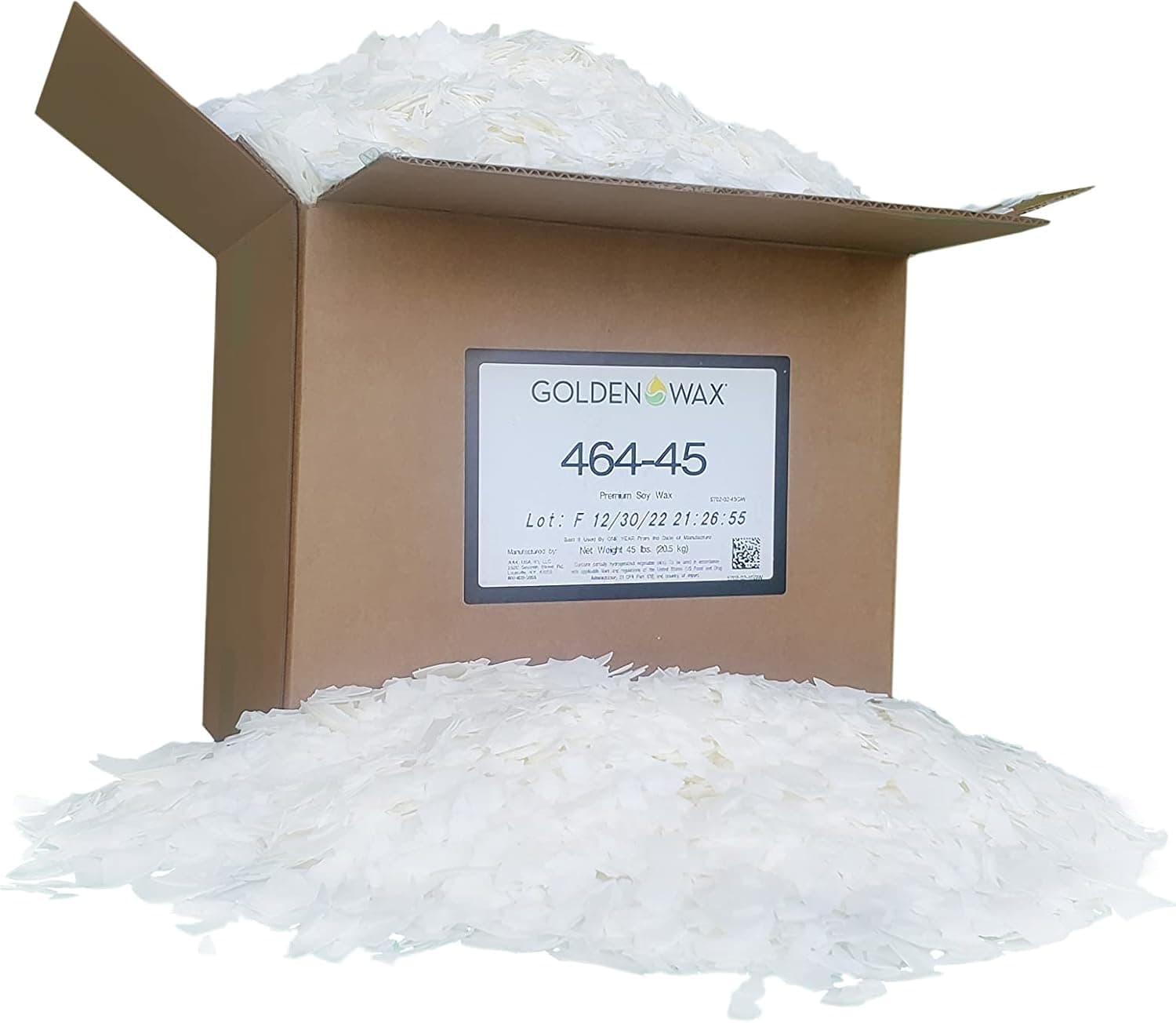 Golden Brands 464 Soy Wax, 45 lb Box
