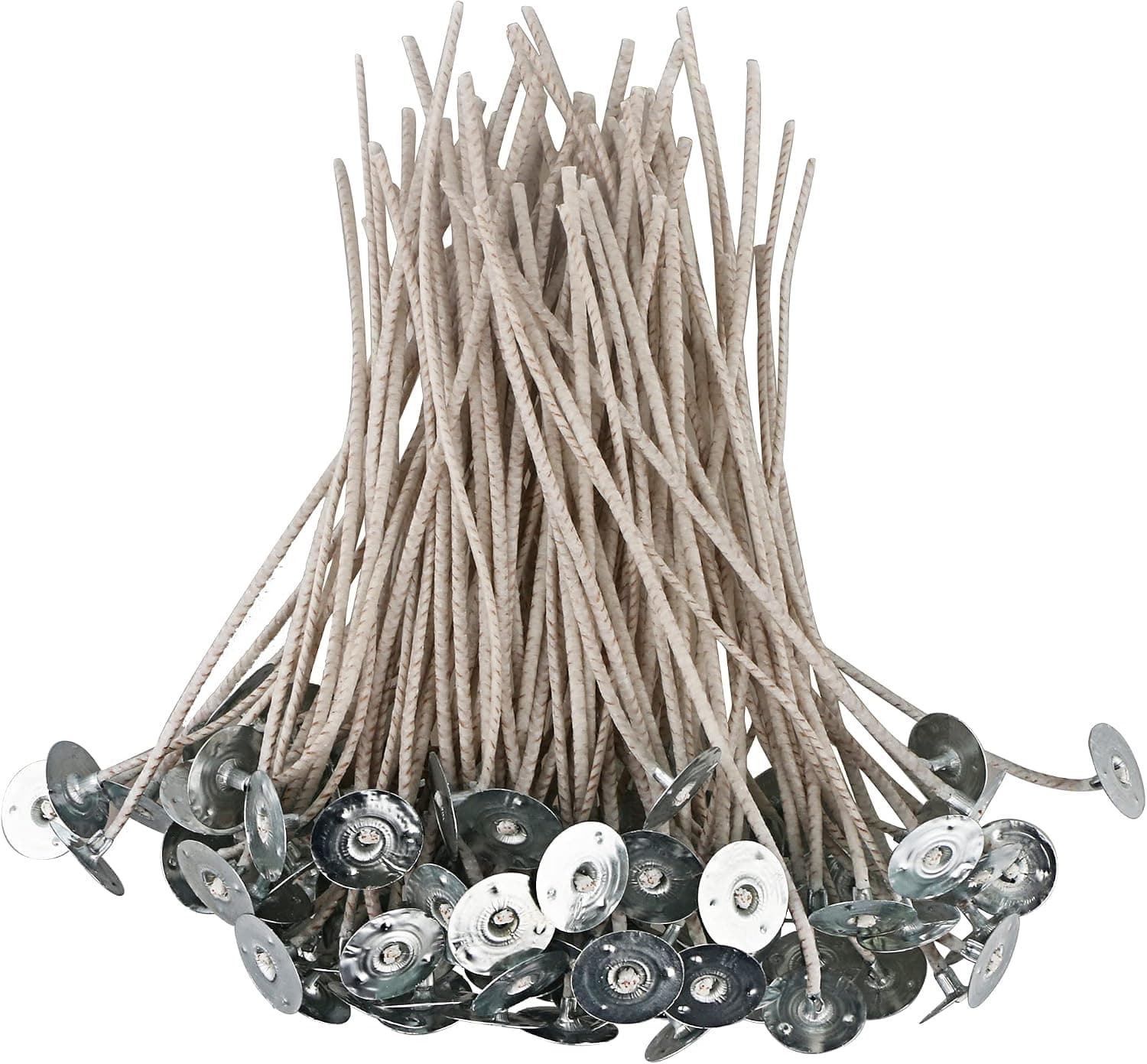 CD 10 Pre-Tabbed Candle Wicks for Soy Candles, 100 pcs