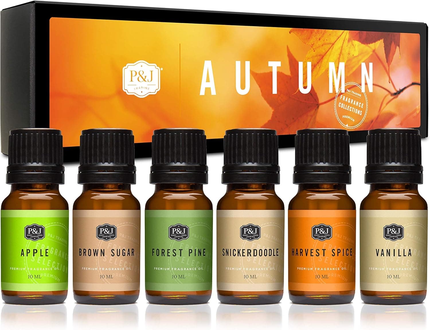P&J Fragrance Oil Autumn Set, 6 scents