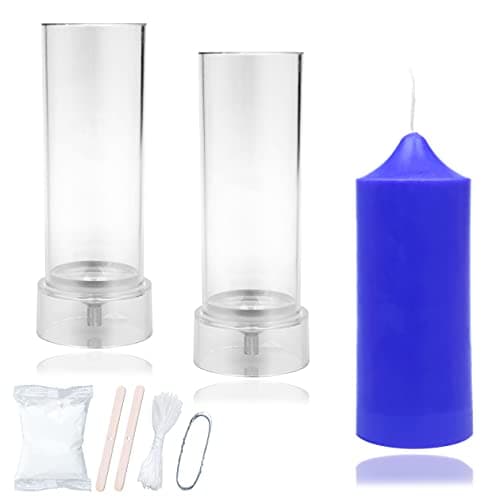 MILIVIXAY 2-Piece Pillar Candle Mold, 2 x 5 inch product photo