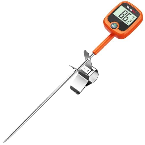 TempPro TempDip Digital Candy Thermometer with Pot Clip, 10 inch probe product photo