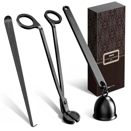 RONXS 3-in-1 Candle Wick Trimmer, Snuffer and Dipper Set product photo