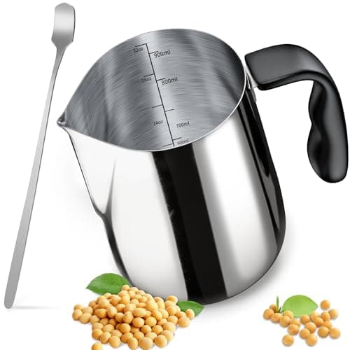 CasaCulina 32 oz Stainless Candle Making Pouring Pot with Stirring Spoon product photo