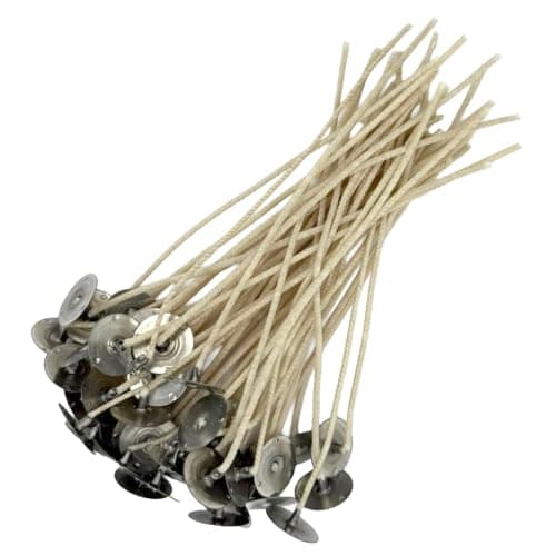 Jess Mae HTP 83 Pre-Waxed Pre-Tabbed Candle Wicks, 6 in, 50 Count product photo