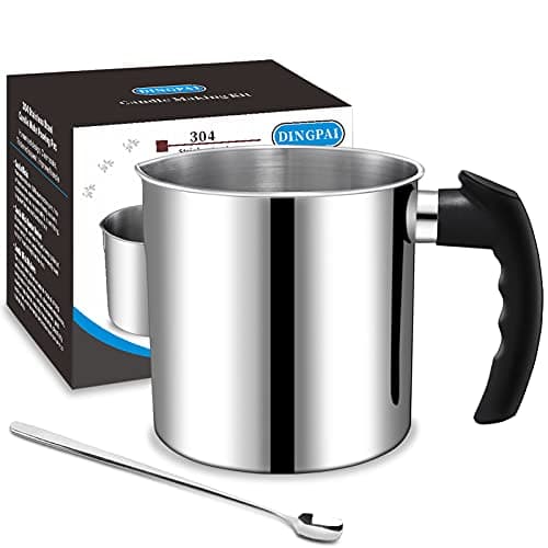 DINGPAI 44 oz Double Boiler Wax Melting Pot with Spoon product photo