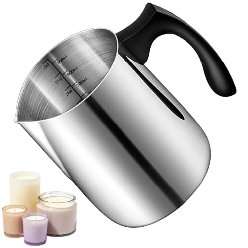 FoxKnow Candle Making Pouring Pot, 32 oz Stainless product photo