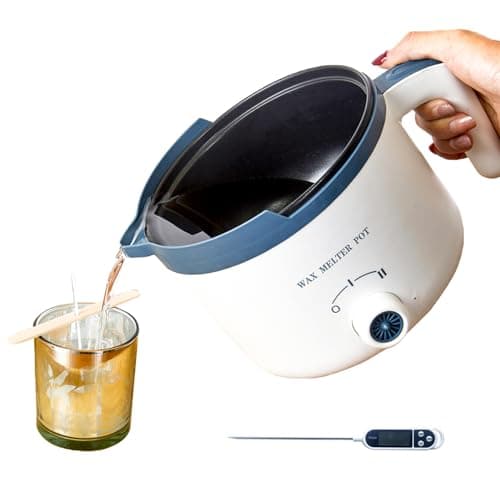 Ksedcon Electric Wax Melter with Digital Thermometer and Spout, 1.5 qt product photo