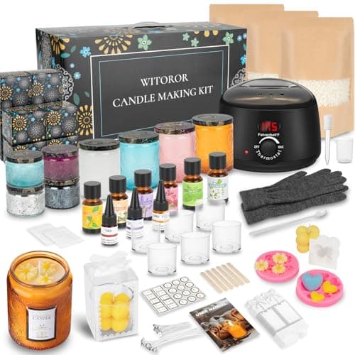 WITOROR Candle Making Kit with Digital Wax Melt Warmer product photo