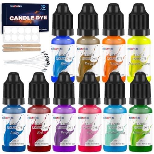 FansArriche Liquid Candle Dye, 10 Colors product photo