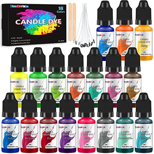 FansArriche Liquid Candle Dye, 18 Colors product photo