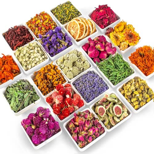 Dried Flowers for Candle Making, 21 Bags product photo